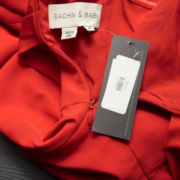 Sachin Babi Julia Bow Column Gown - Picture 14 of 14